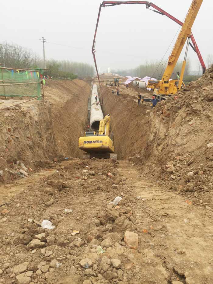 潢川縣京九大道2200口徑排水管網